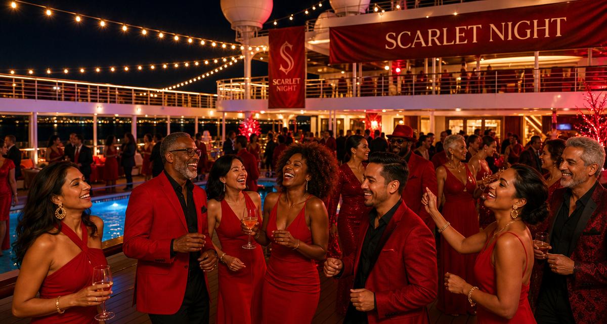Scarlet Night, White Party, Glow Night: The Real Story Behind Cruise Ship Color-Themed Parties
